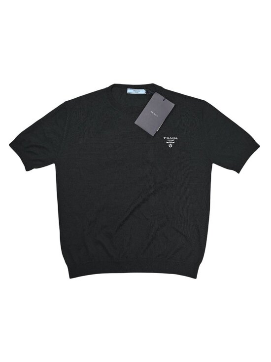 Prada Sweaters - Prada Cashmere Crew Neck Sweater in Black